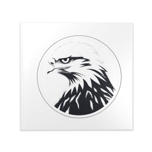 Eagle Portrait Hardcover Photo Book — Bold Monochrome Bird Keepsake